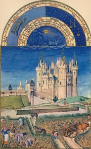 September - the Château de Saumur, 15th century