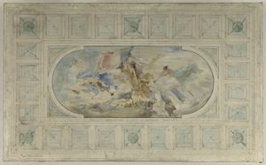 Sketch for the Entrance Hall of the Hôtel de Ville: Modern Paris Welcomes the Entire World