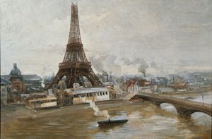 The Eiffel Tower Seen from the Seine, 1889