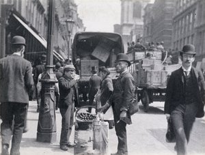 Sherbet or Water Seller in Cheapside, 1893