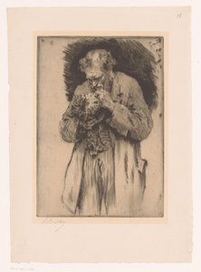 Portrait of a Man with a Covered Pot by Paul Mathey (signed by artist)