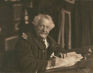 Félix Nadar Seated at Writing Table