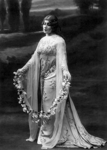 Marguerite Carre as Melisande in the Opera Pelleas et Melisande by Claude Debussy, Photo by Paul Nadar