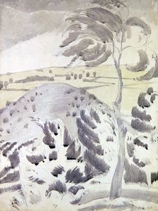 Hill and Tree by Paul Nash