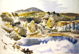 The Blue Pool by Paul Nash