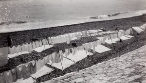 Washing Drying on the Beach, Nice