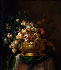 Still Life with Vase and Pomegranates by Paul Pillement