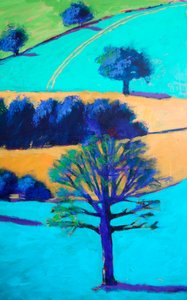 Cotswold Valley #3 (detail), 2024