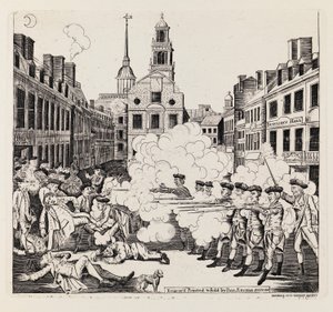 The Bloody Massacre by Paul Revere