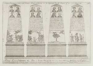 The Obelisk under the Liberty Tree, Boston by Paul Revere