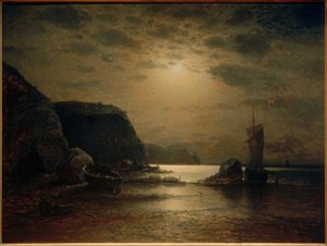 Rügen Cliffs in Moonlight