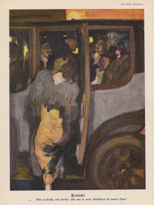 Woman getting into a car for the ride home after a night out by Paul Rieth