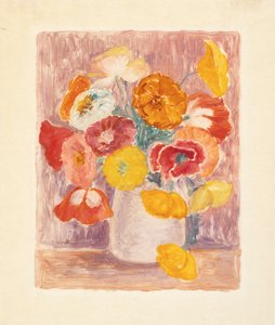Flower Piece (Zinnias)