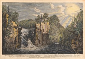 A View of the Falls of the Passaic, or Second River, in the Province of New Jersey by Paul Sandby
