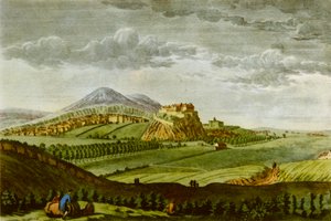Edinburgh from the West, in the Time of David Hume by Paul Sandby