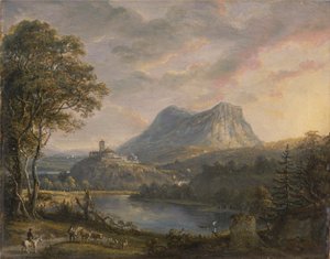 Landscape with a Lake by Paul Sandby