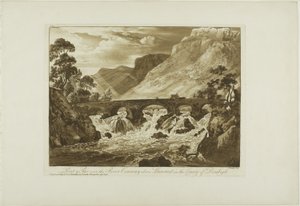 Pont y Pair Over the River Conway Above Llanrwst in the County of Denbigh by Paul Sandby