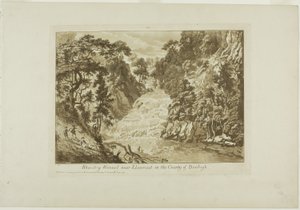 Rhaidr-y Wennel Near Llanrwst in the County of Denbigh by Paul Sandby
