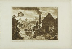 The Iron Forge between Dolgelli and Barmouth in Merioneth Shire by Paul Sandby