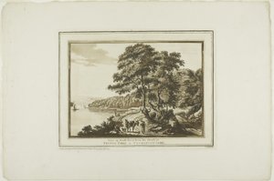 View Up Neath River from the House at Briton Ferry in Glamorgan Shire, from Twelve Views in Aquatinta from Drawings taken on the Spot in South Wales