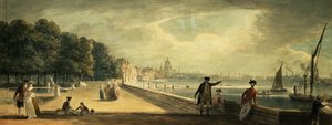 View of the City from the Terrace of Somerset House by Paul Sandby