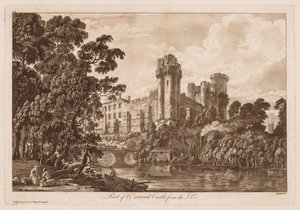 Views of Warwick Castle: Part of Warwick Castle from the South East