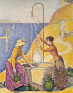 Women at the Well (Opus 238) by Paul Signac