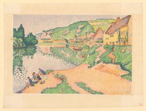 Les Andelys by Paul Signac