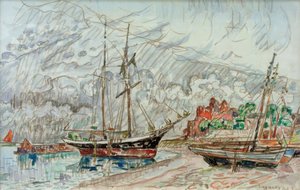 P. Signac / Marine at Loquivy by Paul Signac