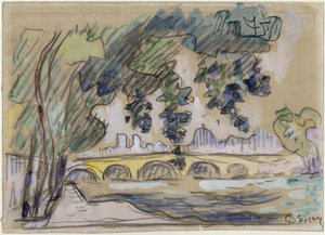Seine Bridges by Paul Signac