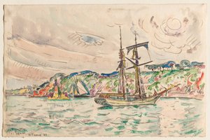 Ships near the Trieux River