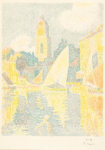 St. Tropez: The Port by Paul Signac
