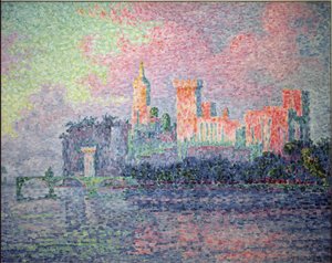The castle of the popes in Avignon