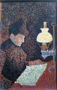 Woman Under the Lamp