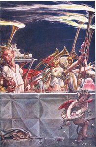 Give us kind keepers, Heavens! - what were these?, illustration from The Tempest, 1908