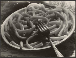 Plate of Noodles with Fork by Paul Wolff