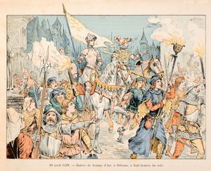 Illustration taken from the book Jeanne d