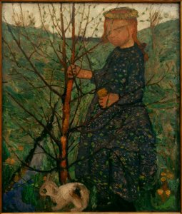 Child with Rabbit by Paula Modersohn Becker