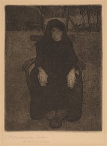 Seated Old Woman by Paula Modersohn Becker
