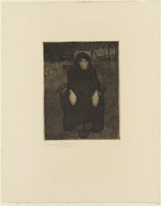 Seated Old Woman by Paula Modersohn Becker