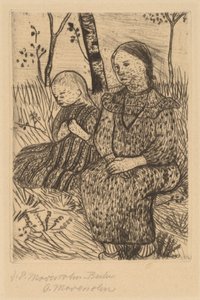 Two Peasant Girls by Paula Modersohn Becker