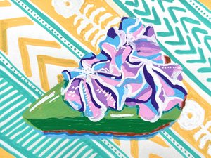 Colorful Dessert Slice