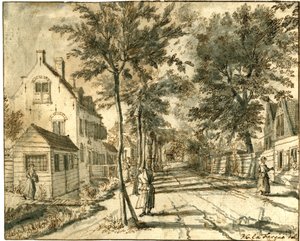 Bezuidenhoutseweg Seen Towards Herengracht, 1760