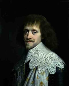 Portrait of a Gentleman in a High Lace Collar by Paulus Moreelse