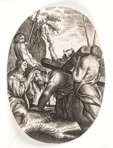Christ carrying the Cross by Paulus Pontius