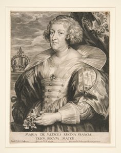 Marie de Medici by Paulus Pontius
