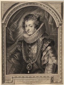 Portrait of Queen Elisabeth of Bourbon [Isabel de Borbón y Médicis] by Paulus Pontius