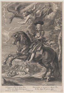 Portrait of Cardinal-Infante Ferdinand of Austria, on Horseback by Paulus Pontius