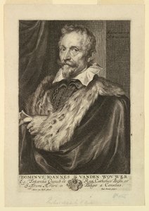 Portrait of Jan van der Wouwer, from the Icones Principum Virorum by Paulus Pontius