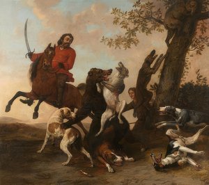 Bear Hunt by Paulus Potter